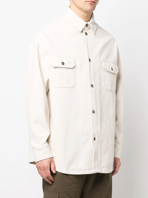 424 Button-Down Shirt White XXL 4