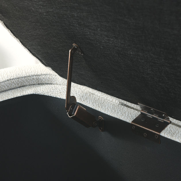 Streamdale Linen Fabric Storage Bench 4
