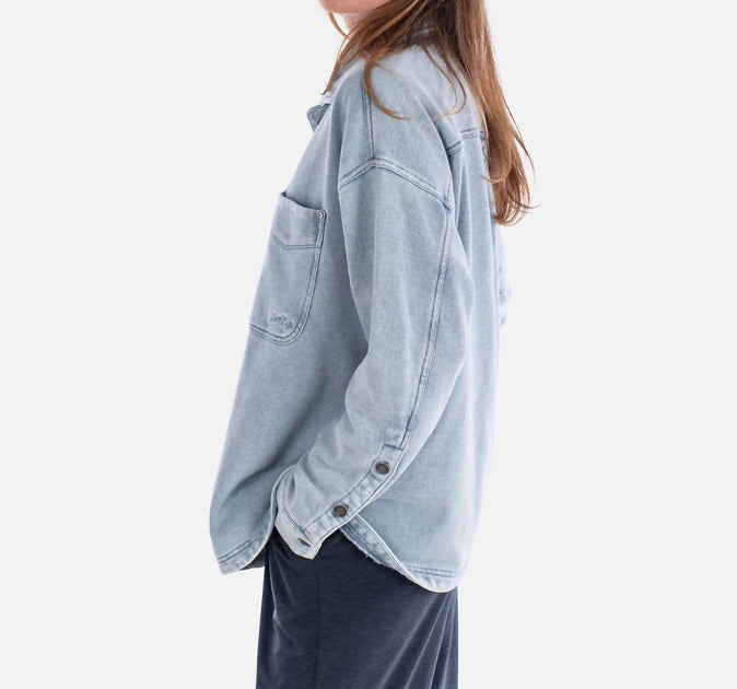 Jetty Eden Knit Shirt Blue Large 3