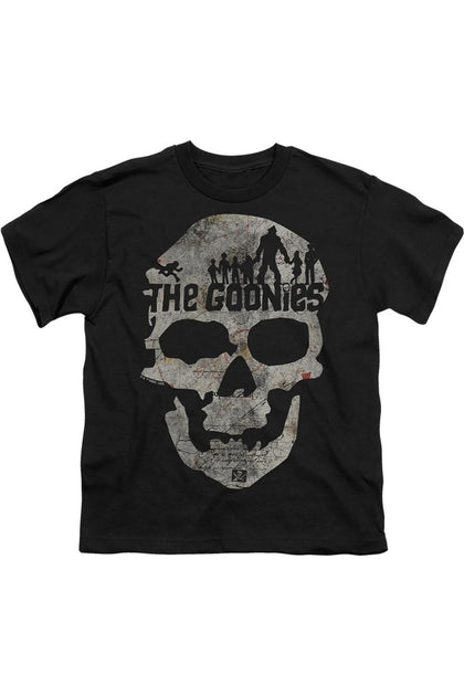 Gildan The Goonies Skull 1 Short Sleeve Youth Tee Black Small 2