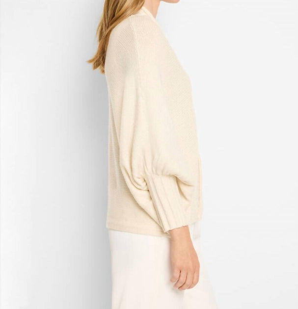 Nic + Zoe Cozy Crush Cardigan Beige Medium/Large 4