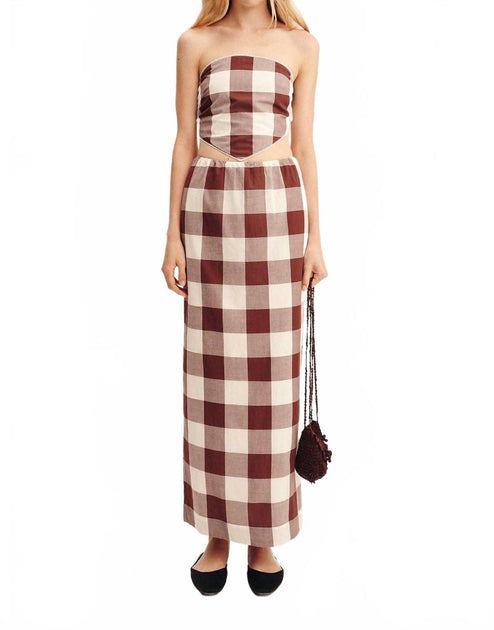 POSSE Mira Maxi Skirt Red XXS 2