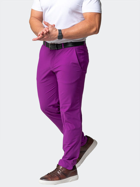 Maceoo Classic Fuchsia Pink Pants 38 4