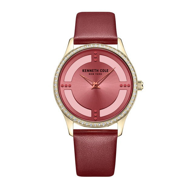 Kenneth Cole Classic 34mm Quartz Watch Gold 2
