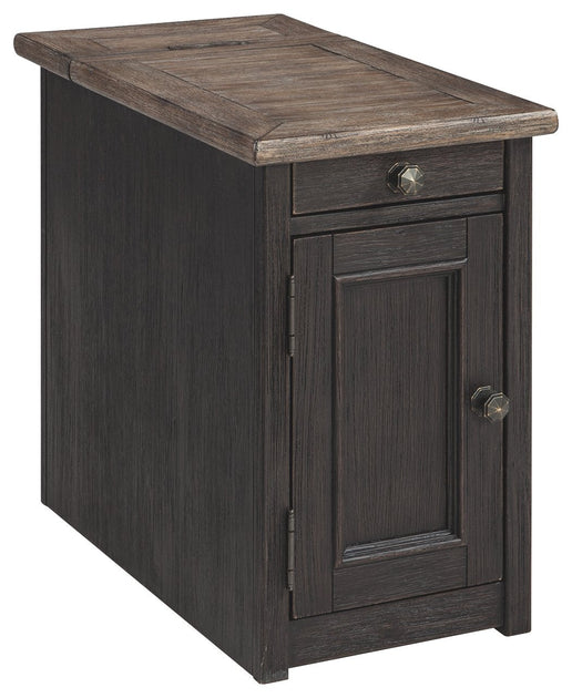 Hivvago Wooden End Table Brown 2