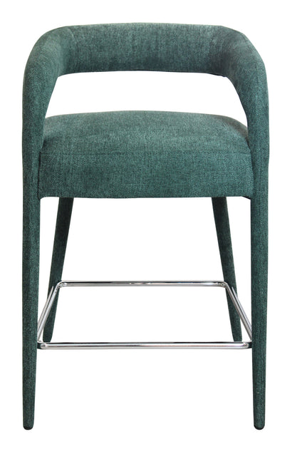 Hivvago Counter Height Bar Chair Teal Blue 4