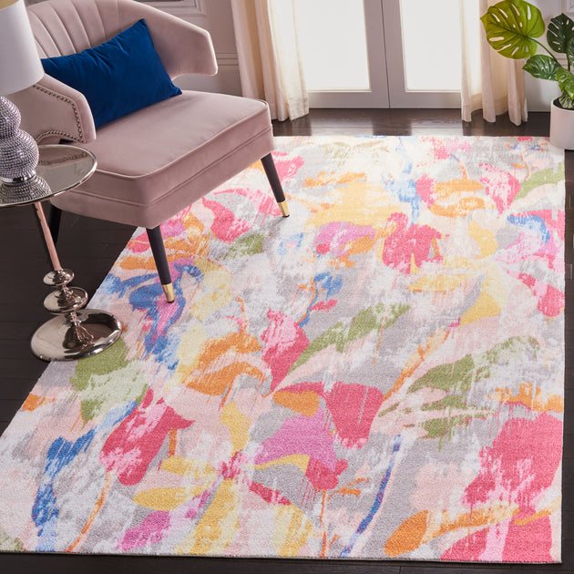 Safavieh Florist Area Rug Pink/Grey 2