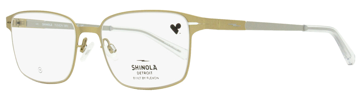 Shinoda SH31002 Rectangular Eyeglasses Satin Gold 52mm 2