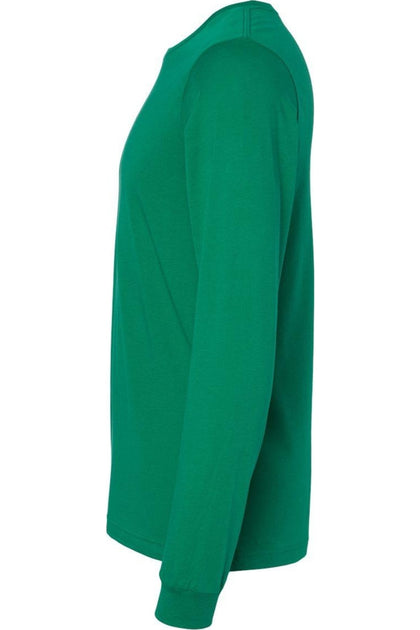 BELLA + CANVAS Unisex Jersey Long Sleeve Tee Green Medium 4