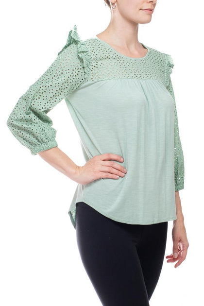 TRUEDAMES Eyelet Top Green Large 3