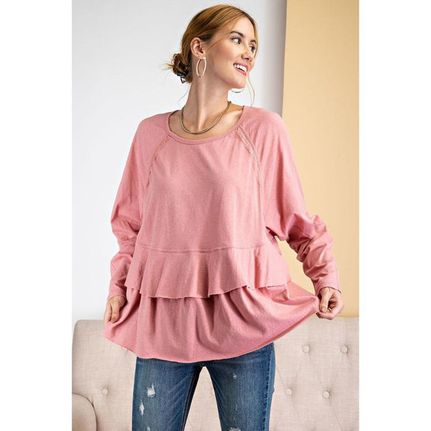 TRUEDAMES Tunic mit Spitzenverzierungen Beige Medium 4