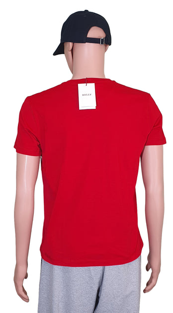 Bally 6248613 T-Shirt Red Large 4
