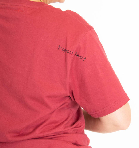 Cats with a Heart Madre Tee Red XL 4
