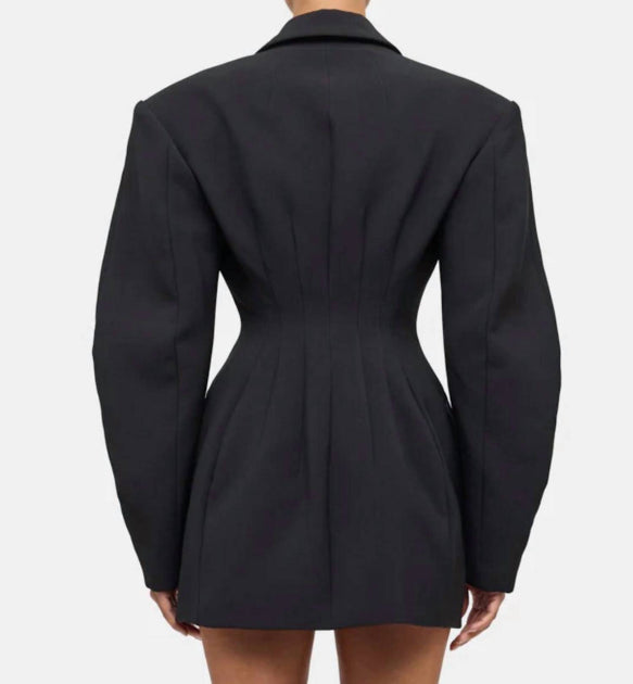 RONNY KOBO Jo Jacket Dress Black Small 3