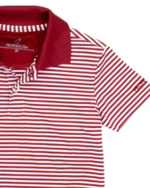 Properly Tied Dallas Polo Boys Red Small 3