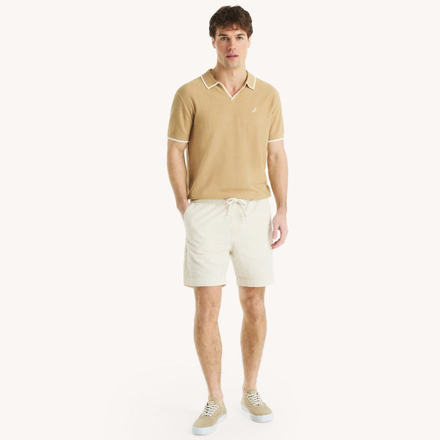Nautica Herren 7" Gestreifte Seersucker Shorts 2