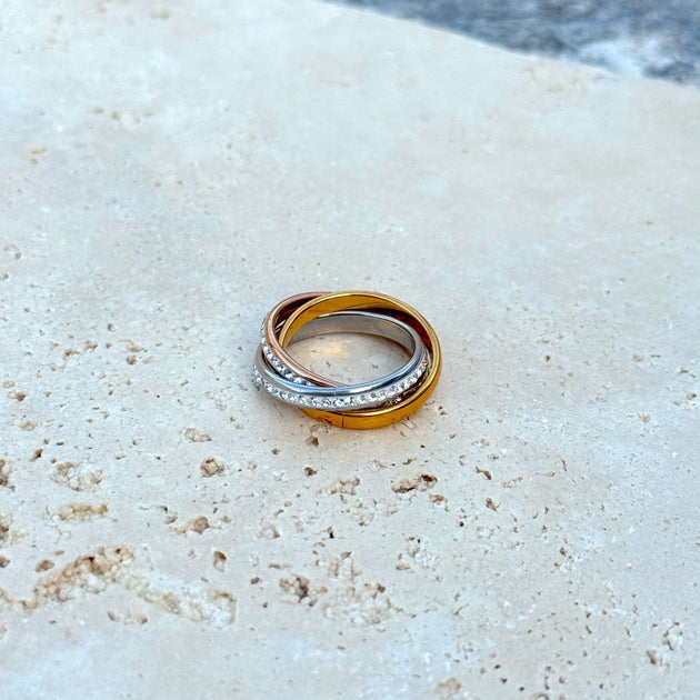 Adornia Eternity Band Gold US 6 4