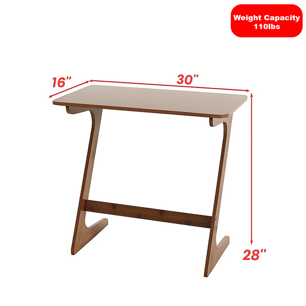 Hivvago Z-Frame Bamboo Sofa Table 4