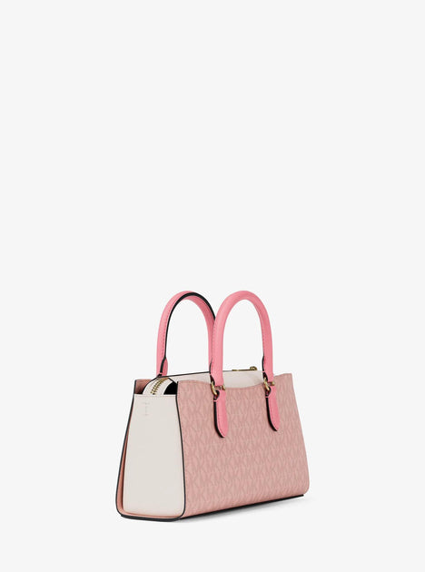 Michael Kors Arden Small Messenger Bag Pink 4