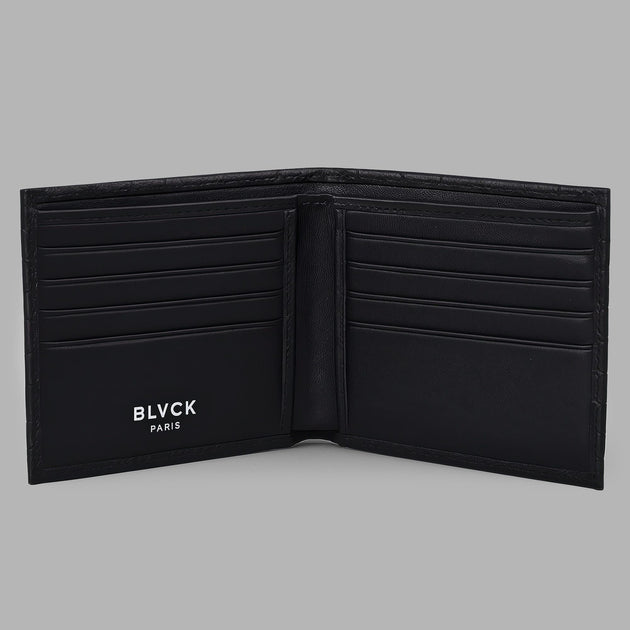 Blvck Croco Wallet Schwarz Einheitsgröße 3