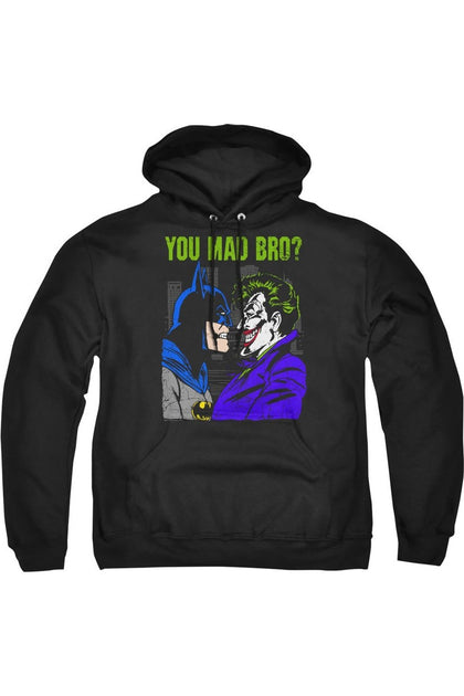 Gildan DC Comics Mad Bro Hoodie Grey Small 2