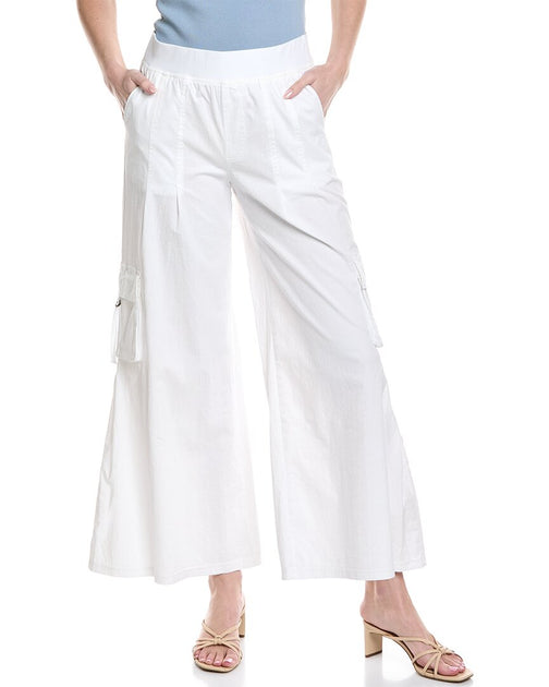 XCVI Erwin Wide Leg Pant White Large 2