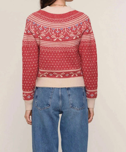 Heartloom Morrie Cardigan Red XS 3