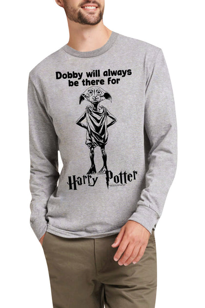 Gildan Harry Potter Always Be There Long Sleeve T-Shirt Grey XXL 4