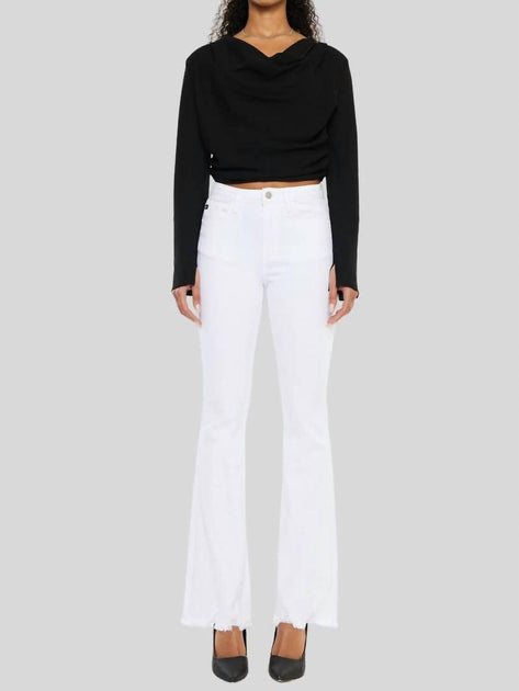 KanCan Open Pack Bootcut Jeans White 24 4