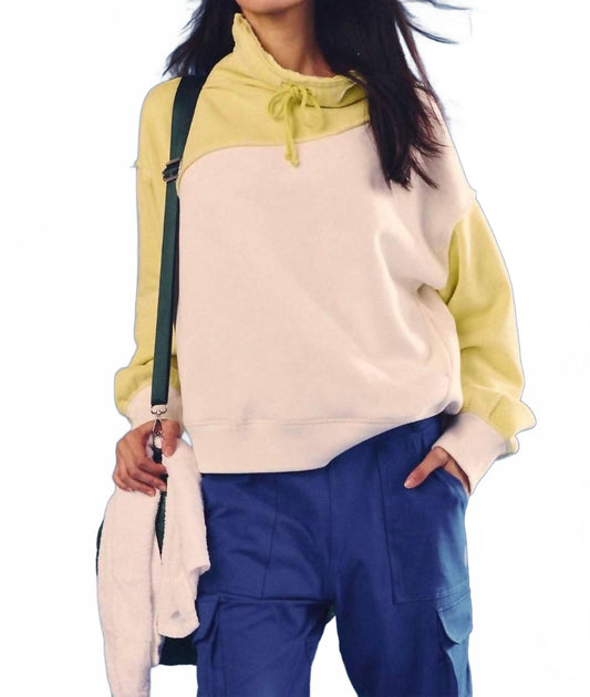 Free People Homestretch Pullover Beige Medium 2