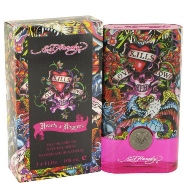 Ed Hardy Hearts & Daggers Eau De Parfum Multicolor 3.4 oz 2
