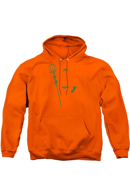 Gildan DC Comics Aquaman Hoodie Orange XL 2