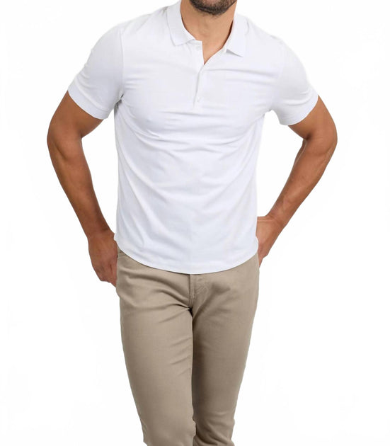 Monfrere Pierce Polo Shirt White Small 3