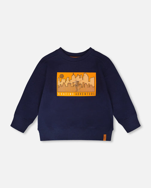 Deux par Deux Sweatshirt Dunkelblau US 12 2