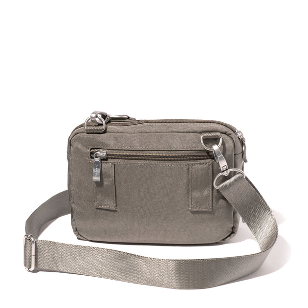 baggallini Modern Double Zip Crossbody Multi Taille Unique 5