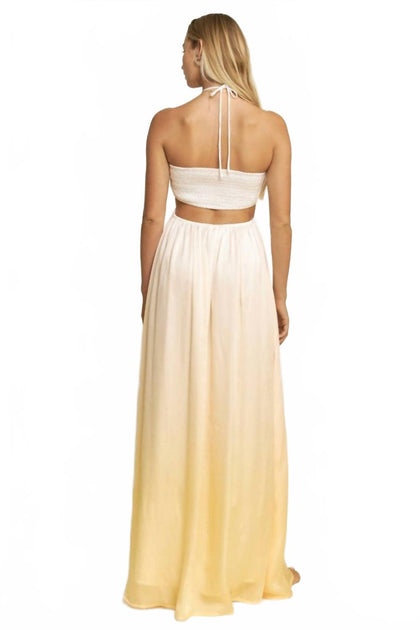 Hersy Arabella Maxi Dress Beige Small 4