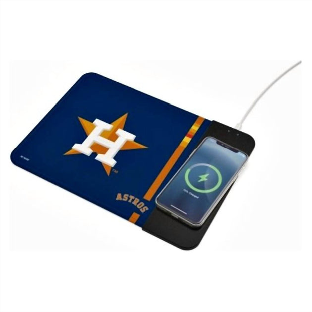 PRiME Houston Astros Wireless Charging Mousepad Blue 3