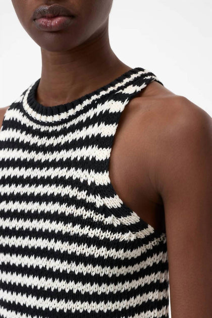 Closed Stripe Tank Top Black Small 4