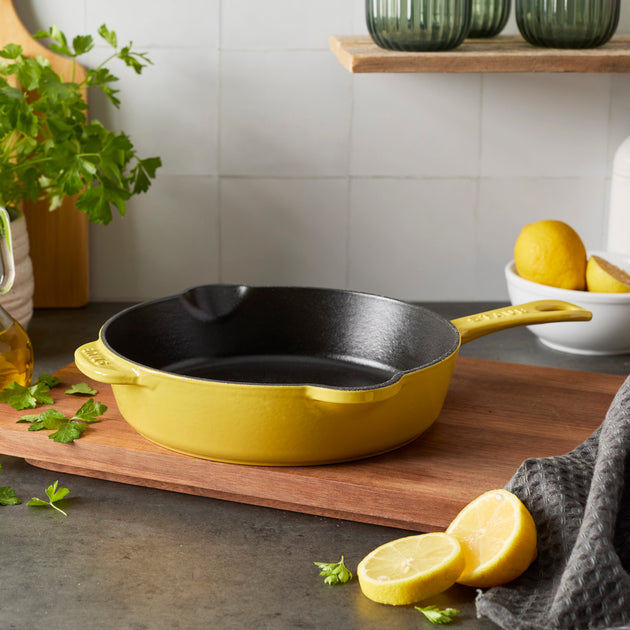 Staub gusseiserne 21,5 cm traditionelle tiefe Pfanne 3