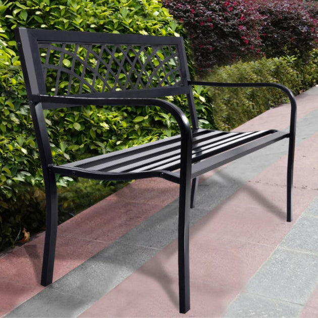 Hivvago Deck Bench Black 3