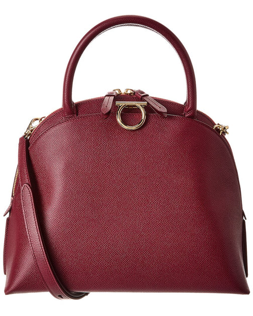 【SALVATORE FERRAGAMO】 Gancini Shoulder Bag Pre-Owned Salvatore Ferragamo Gancini AQ-217234 Women's