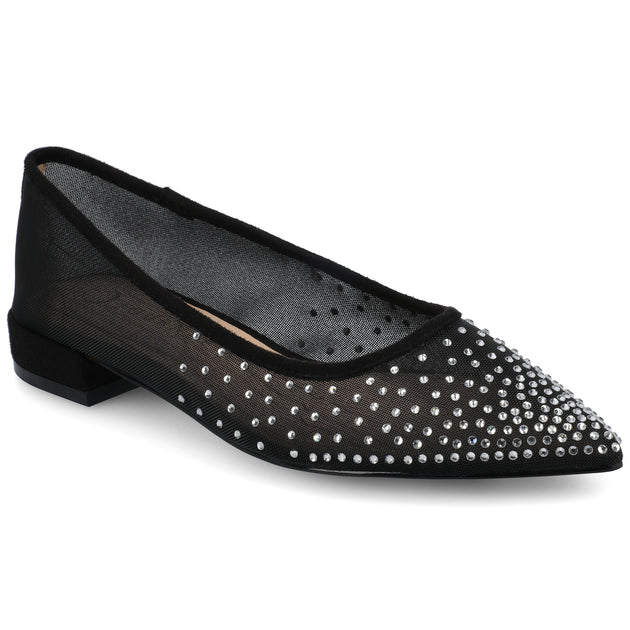 Journee Collection Gracelynn Ballet Flats Black US 7.5 2
