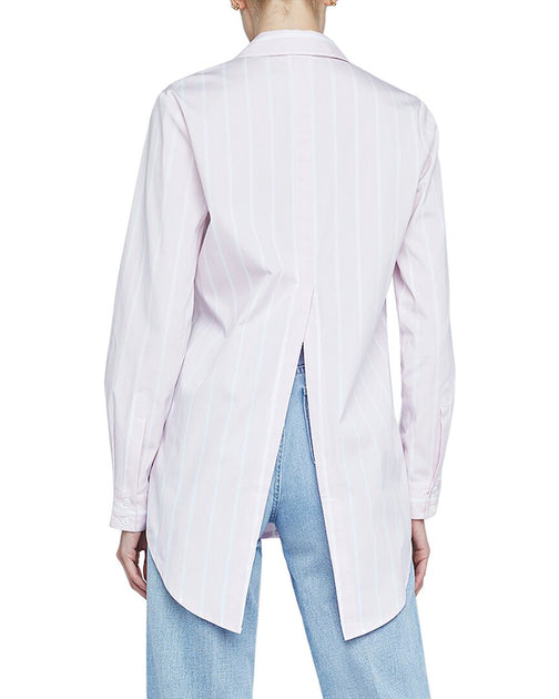 L'AGENCE Layla Tunic Blouse Pink XS 3
