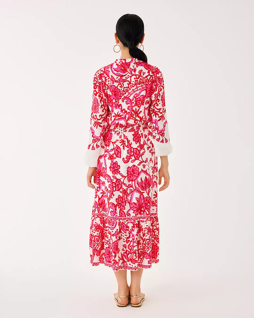 Lilly Pulitzer Axton Midi Dress Multi US 8 3