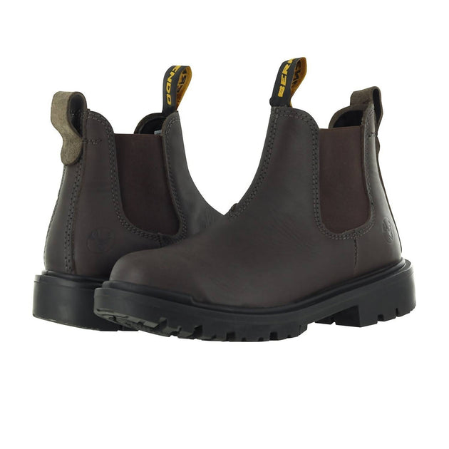 Berrendo Men's Pull-On Work Boots Grey US 7 2