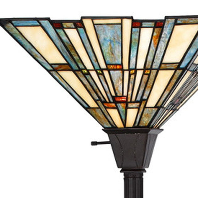Hivvago Torchiere Floor Lamp Bronze 4