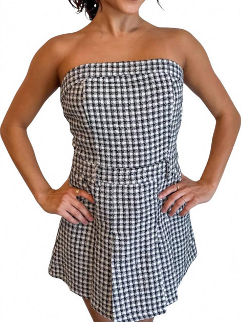 Day + Moon Honey Romper Dress White Large 2