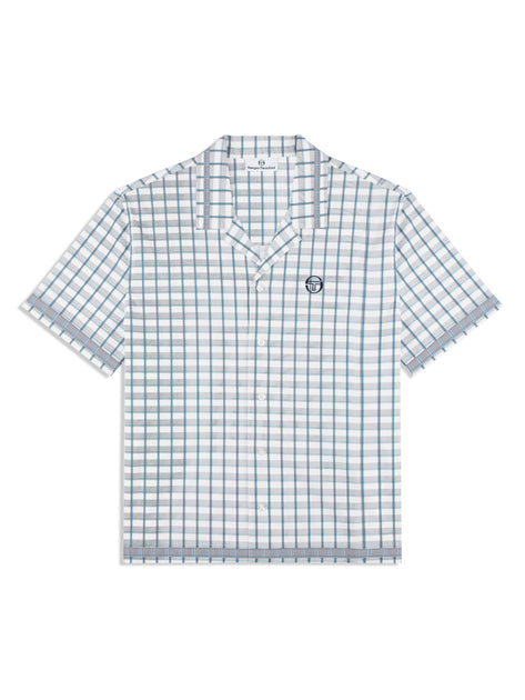 Sergio Tacchini Quadretto Cabana Shirt Grey 4XL 3