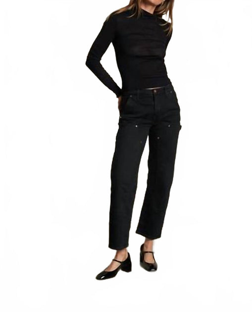 PERFECTWHITETEE Kim Tee Long Sleeve Black Medium 2