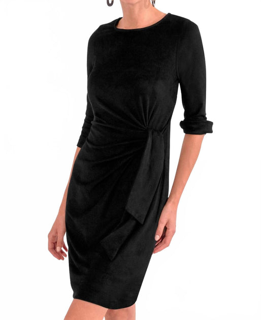 Gretchen Scott Cinch And Tie Dress Black Small 2